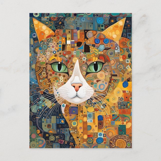 Kiwi die Katze Postkarte (Vorderseite)