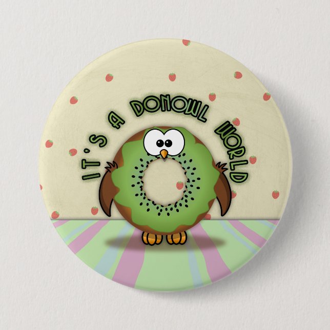 Kiwi Donowl Button (Vorderseite)
