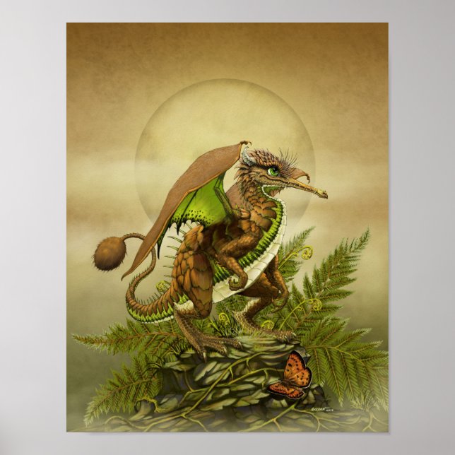 Kiwi Dragon 11x14 (4x6 und höher) Poster (Vorne)