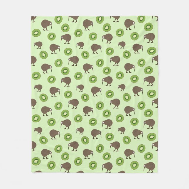 Kiwi Fleecedecke (Vorderseite)