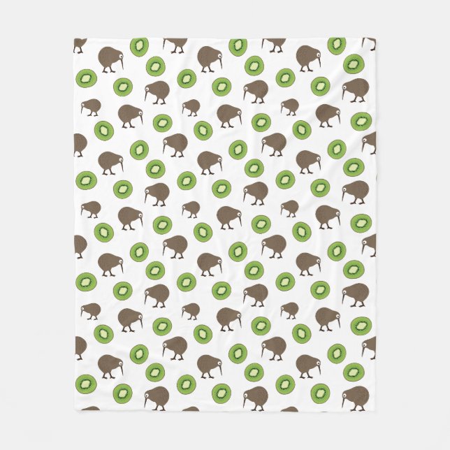 Kiwi Fleecedecke (Vorderseite)