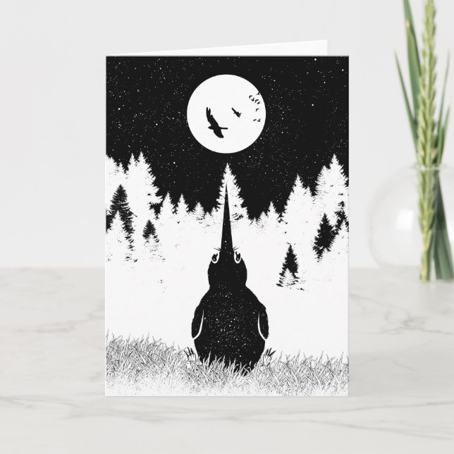 Kiwi Flightless Bird Karte (Vorderseite)