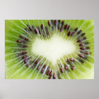 Kiwi Frucht Inside Poster