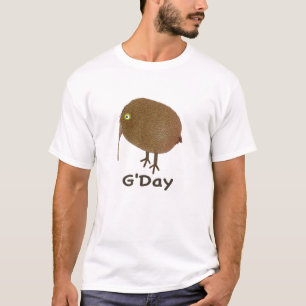 Kiwi Frucht Vogel T-Shirt