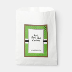 Kiwi-Früchte, hausgemachtes grünes Muster, hausgem Geschenktütchen