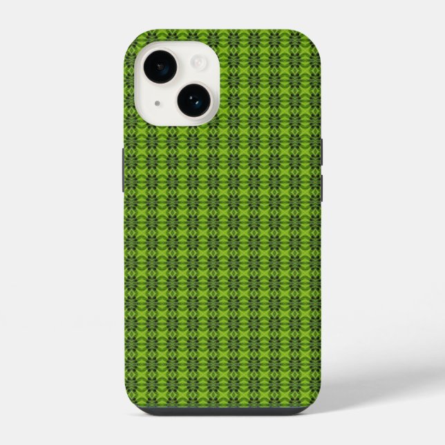 Kiwi-Fruchtmuster iPhone 14 Hülle (Rückseite)