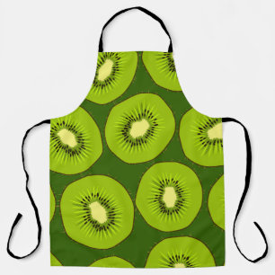 Kiwi Fruchtscheiben: dunkelgrün. Schürze
