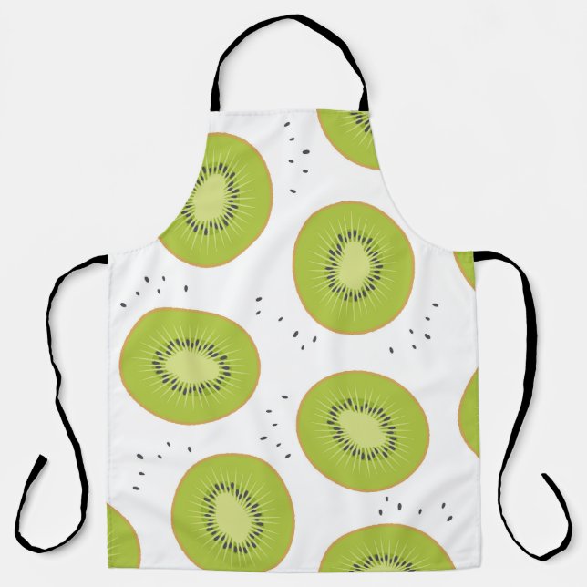 Kiwi Fruchtscheiben, nahtlose Abbildung. Schürze (Vorderseite)