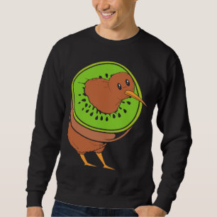 Kiwi Fruit Bird Pun Niedlich Kiwi Bird Sweatshirt