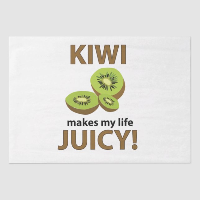 Kiwi Fruit Lover Kiwi Seidenpapier (Vorderseite)