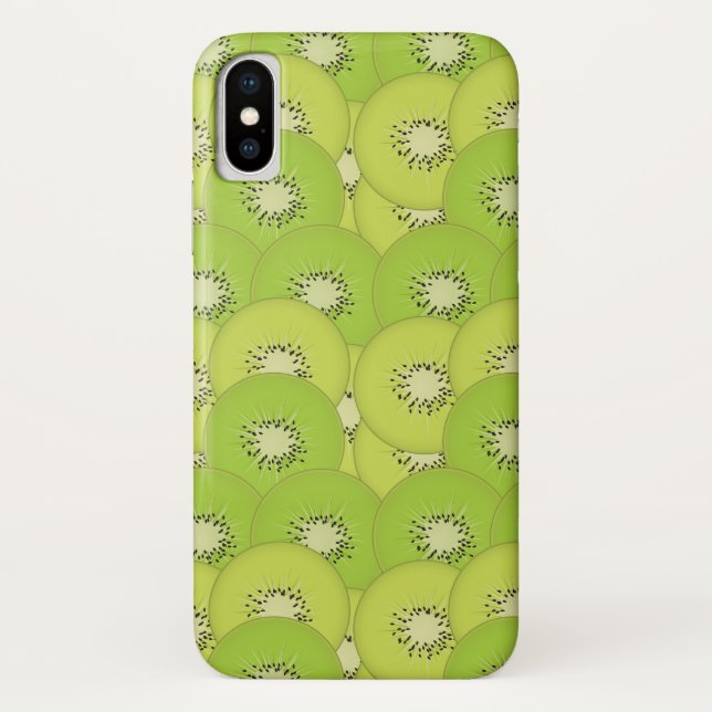 Kiwi Fruit Pattern Case-Mate iPhone Hülle (Rückseite)