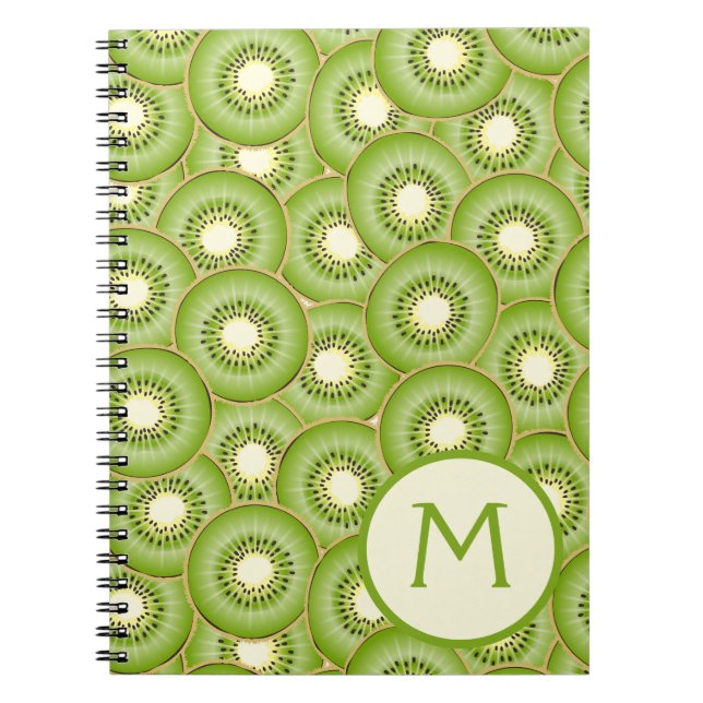 Kiwi Fruit Pattern Notizblock (Vorderseite)