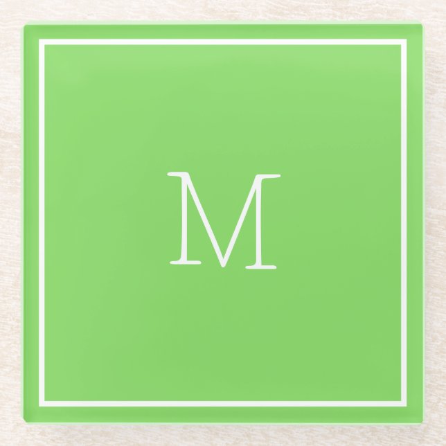 Kiwi Green Glass Untersetzer (Vorderseite)