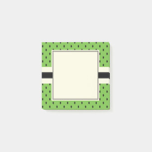 Kiwi grüne Fruchtpolka docht Sommermuster Post-it Klebezettel