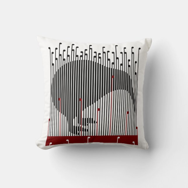 Kiwi in Raupo, BULLRUSH Kissen (Vorderseite)