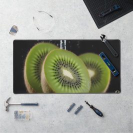 Kiwi in Wasserspritze Schreibtischunterlage