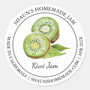 Kiwi Jam étiquette moderne