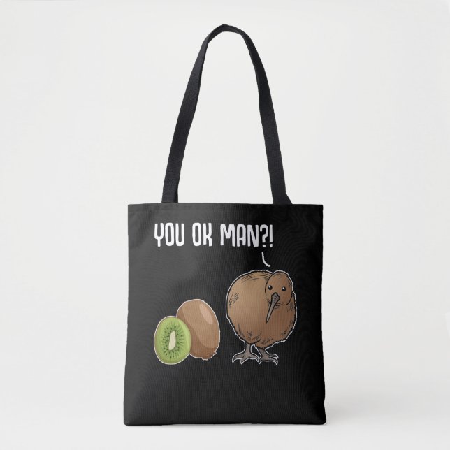 Kiwi Joke Bird Fruit Animal Kiwi Tasche (Vorderseite)