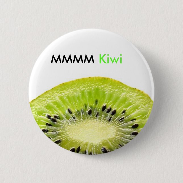 Kiwi-Knopf Button (Vorderseite)