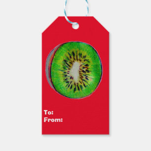 Kiwi-Kunst auf Set Geschenk-Umbauten Geschenkanhänger