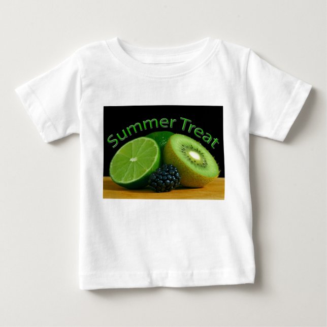 Kiwi Lime traitement d'été T-shirt bébé (Devant)