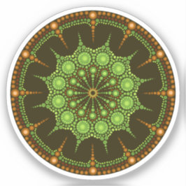 Kiwi Mandala Sticker
