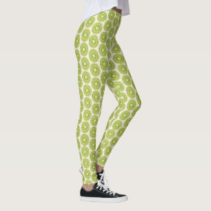 Kiwi-Muster Leggings