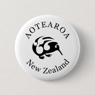KIWI Neuseeland/Aotearoa-Nationalvogel Button