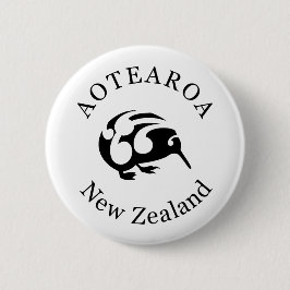 KIWI Neuseeland / Aotearow-Nationalvogel Button