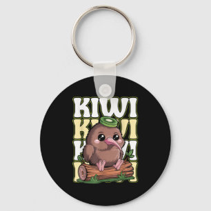 Kiwi Neuseeland Zitat für einen Kiwi-Vogelliebhabe Schlüsselanhänger