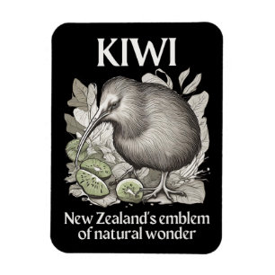 Kiwi: Neuseelands Emblem des Naturwunders Magnet