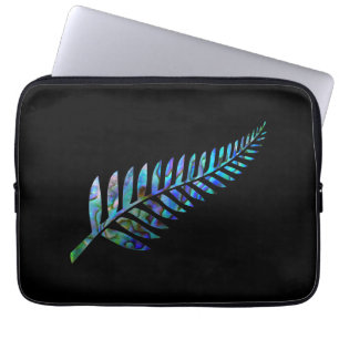KIWI NEW ZEALAND FERN PAUA LAPTOPSCHUTZHÜLLE