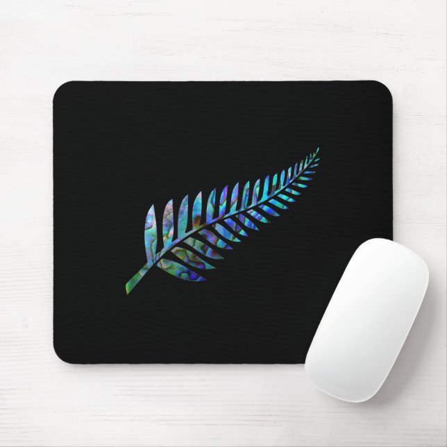 KIWI NEW ZEALAND FERN PAUA MOUSEPAD (Mit Mouse)