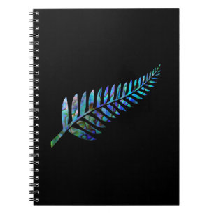 KIWI NEW ZEALAND FERN PAUA NOTIZBLOCK