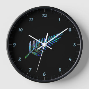 KIWI NEW ZEALAND FERN PAUA UHR