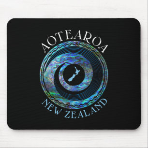 KIWI NEW ZEALAND KORU PAUA MOUSEPAD