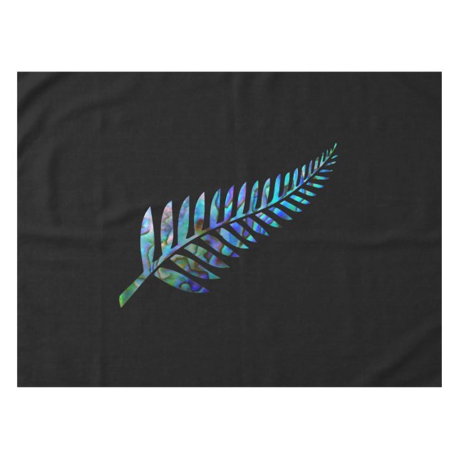 KIWI NEW ZEALAND PAUA FERN TISCHDECKE (Vorderseite (Horizontal))