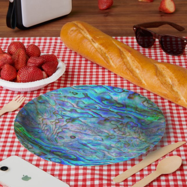 KIWI NEW ZEALAND PAUA PAPPTELLER (Picknick)