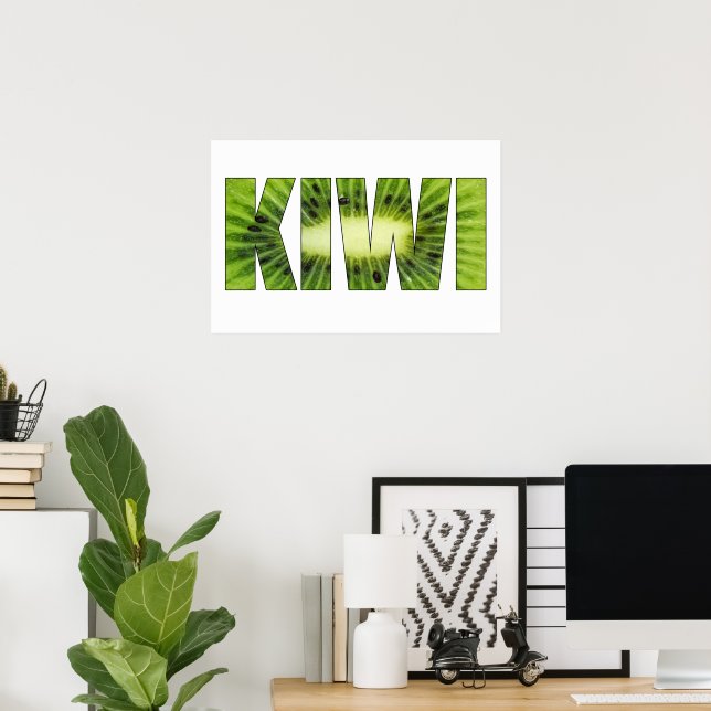 Kiwi-Obst Poster (Heimbüro)