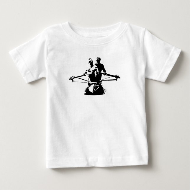 Kiwi Pair Neuseeland rudern Baby T-shirt (Vorderseite)