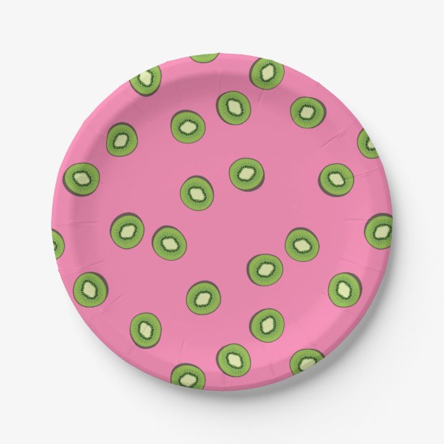 Kiwi Pappteller (Vorderseite)