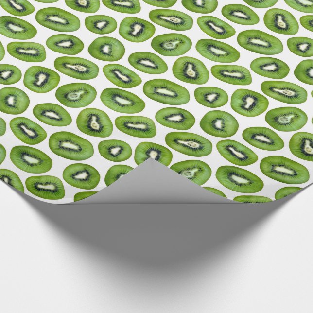 Kiwi Pattern Geschenkpapier (Ecke)