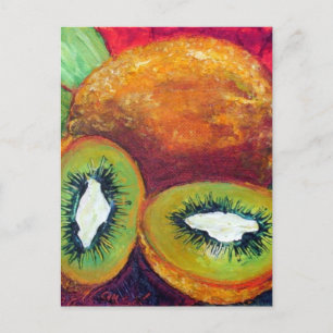 Kiwi Postkarte