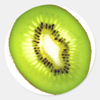 Kiwi Runder Aufkleber