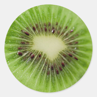 Kiwi Runder Aufkleber