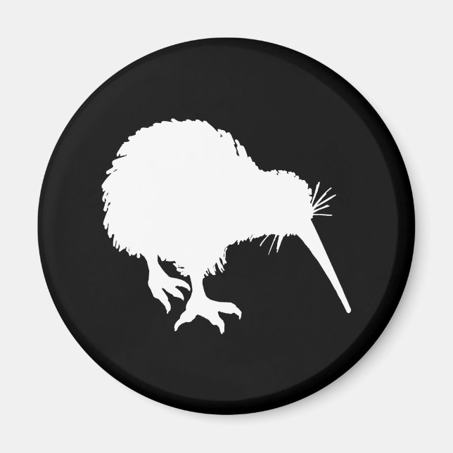 Kiwi Silhouette Magnet (Vorne)