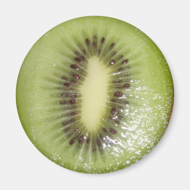 Kiwi Slice Foto Magnet (Vorne)