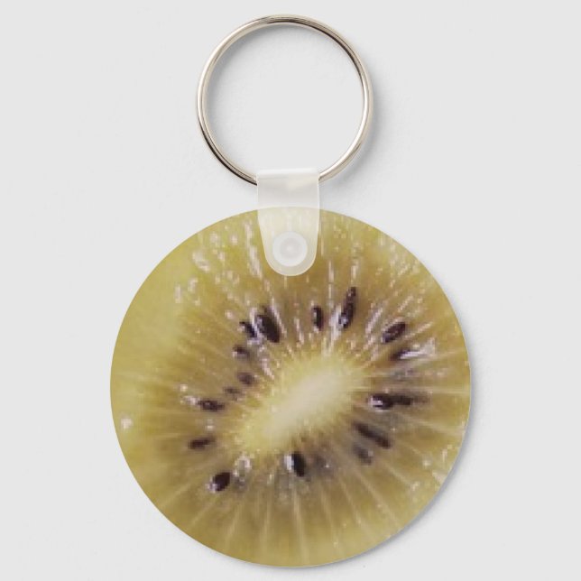 Kiwi Slice Schlüsselanhänger (Vorderseite)