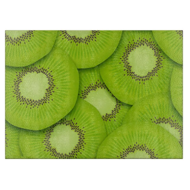Kiwi Slices Cutting Board Schneidebrett (Vorderseite)