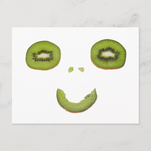 Kiwi - Smile - Postkarte (Vorderseite)